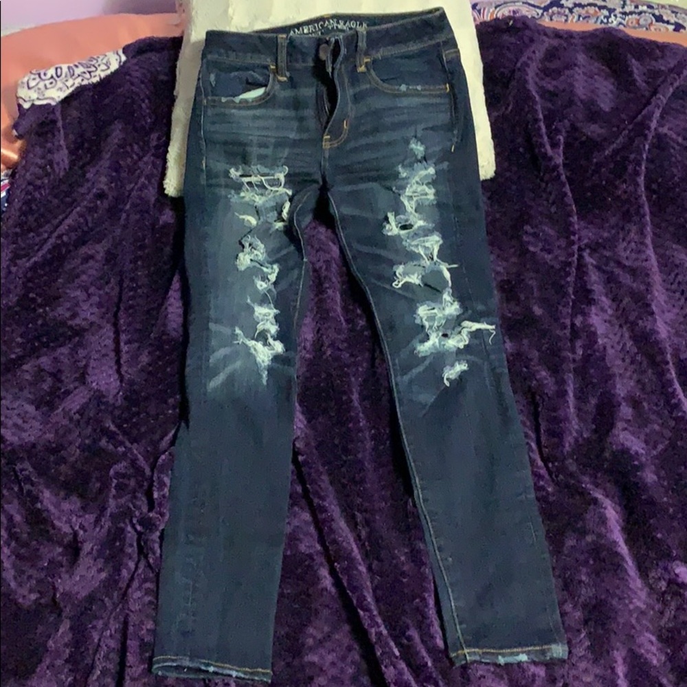 Holy jeans